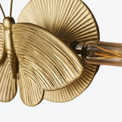 Art deco moth resin wall sconce supplementary product view 17