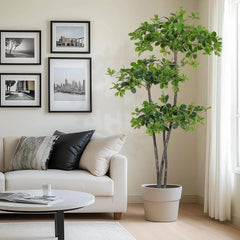 Artificial Olive Tree - Lifelike Indoor Decor for Elegant Home Spaces - Faux Indoor Plants - Hurbane Home