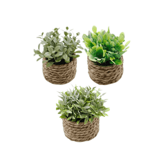 Artificial Plants for Home Decor - Lifelike Faux Greenery Accent - Faux Indoor Plants - Hurbane Home