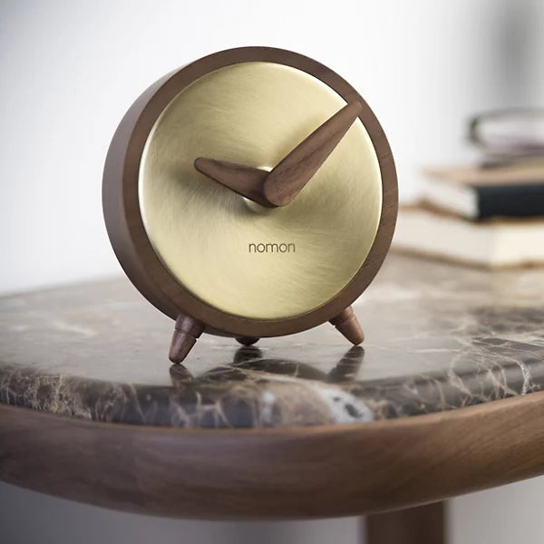 Atomo Table Clock - Modern Minimalist Timepiece for Contemporary Desktops