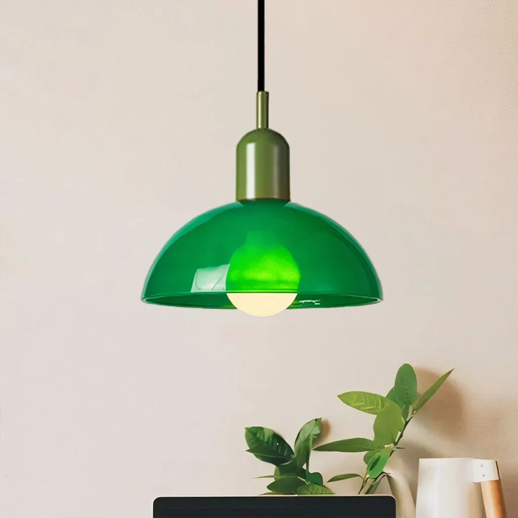 Aurelia Nordic Colorful Bowl Pendant Light Modern Glass