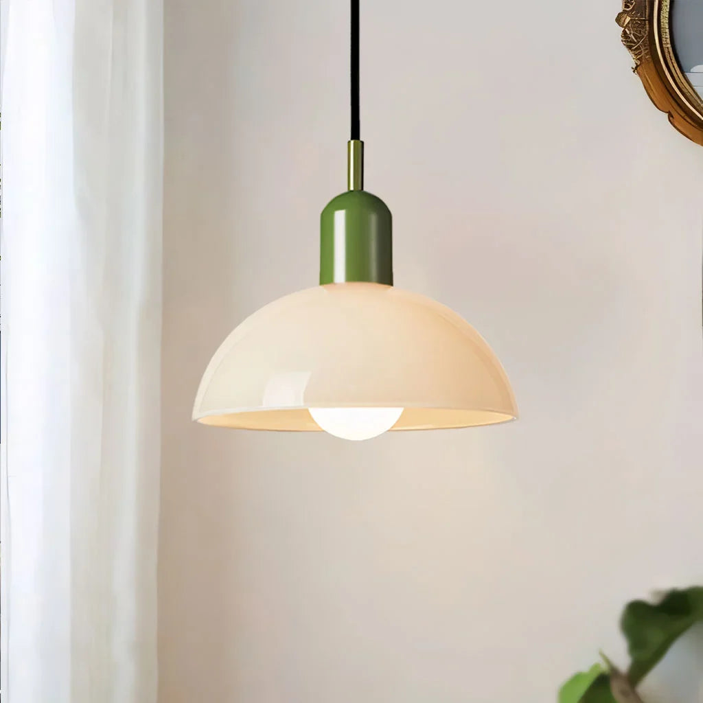 Aurelia Nordic Colorful Bowl Pendant Light Modern Glass