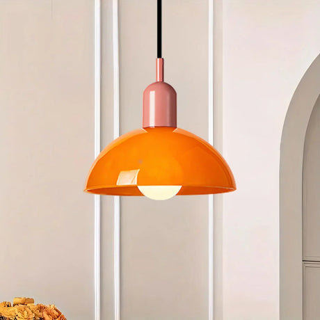 Aurelia Nordic Colorful Bowl Pendant Light Modern Glass