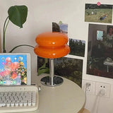 Elenorra Spinetta Retro Table Lamp Double Glass 11in H 7.1in