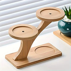 Bamboo Plant Stand – Tiered Wooden Display Rack for Succulents - Hurbane Home