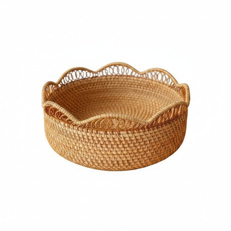 Bamboo Storage Baskets - Decorative and Durable for Home Organization - Wooven Storage Baskets - Hurbane Home
