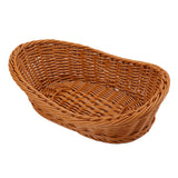 Basket Food Tray - Handmade Rattan Woven Storage for Fresh Fruits or Snacks - Wooven Storage Baskets - Hurbane Home