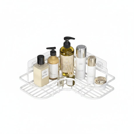 bathroom corner steel rack