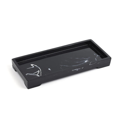 Bathroom Storage Tray - Elegant Marble Design for Jewelry and Toiletries - Marble Bathroom Tray - Hurbane Home