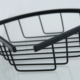 Bathroom Wall Rack – Matte Black Stainless Steel Corner Shower Shelf - bathroom wall rack - Hurbane Home