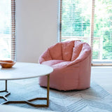Bean Bag Chairs - Desert Rose Plush Milano Lounge Seat With Handle - Bean Bag Chair - Hurbane Home