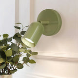 Colour options lined up for the adjustable bedside LED wall sconce
