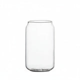 Beer Can Glass Cup with Bamboo Lid – Perfect for Iced Tea Enthusiasts - Ice Tea Glass - Hurbane Home