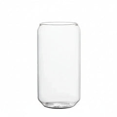 Beer Can Glass Cup with Bamboo Lid – Perfect for Iced Tea Enthusiasts - Ice Tea Glass - Hurbane Home