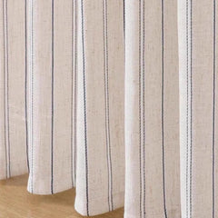 Beige Linen Curtain Panels – Gauze Semi - Sheer Window Drapes for Home - Hurbane Home