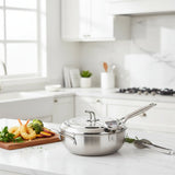 Best Pots for Deep Frying - Japanese Fry Pot with Thermometer for Precision Cooking - Deep Frying Pan - Hurbane Home