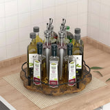 Best Spice Rack Organizer - 360 Rotating Countertop Spice Rack with Jars for Kitchens - Rotating Spice Rack - Hurbane Home