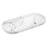 Black Ceramic Vanity Tray - Marble Bathroom Organizer with Elegant Design - Marble Bathroom Tray - Hurbane Home