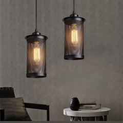 Black metal pendant chandelier main product view