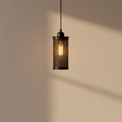 Black metal pendant chandelier thumbnail