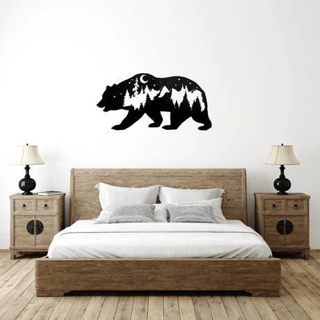 Black Metal Wall Art Decor - Contemporary Decorative Book Boxes for Living Room - black metal wall art - Hurbane Home