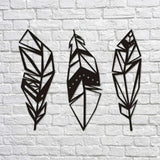 Black Metal Wall Art - Large Decorative Artwork for Stylish Living Rooms - black metal wall art - Hurbane Home