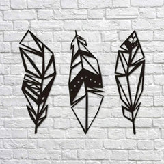 Black Metal Wall Art - Large Decorative Artwork for Stylish Living Rooms - black metal wall art - Hurbane Home
