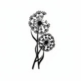 Black Metal Wall Art - Modern Geometric Design for Stylish Living Room Decor - black metal wall art - Hurbane Home