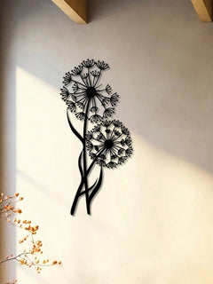 Black Metal Wall Art - Modern Geometric Design for Stylish Living Room Decor - black metal wall art - Hurbane Home