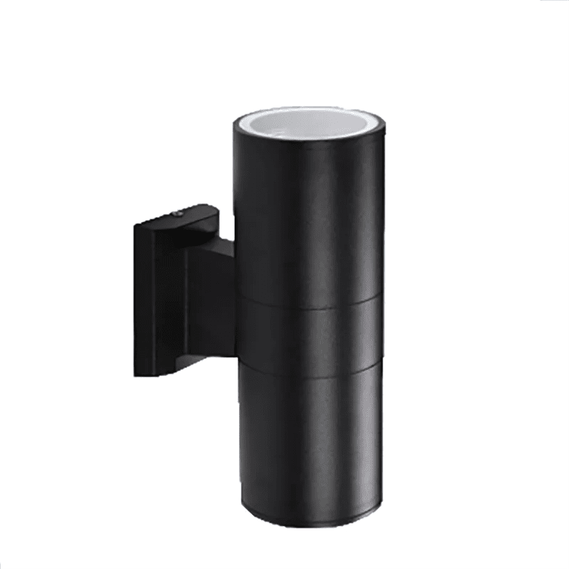 Black Outdoor Wall Lights - Sand Black Aluminum Outdoor Wall Sconce Porch Lamp - Hurbane Home