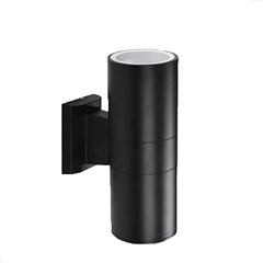 Black Outdoor Wall Lights - Sand Black Aluminum Outdoor Wall Sconce Porch Lamp - Hurbane Home