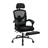 black adjustable ergonomic office chair