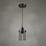 black metal pendant light without bulb