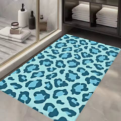 leopard print front doormat