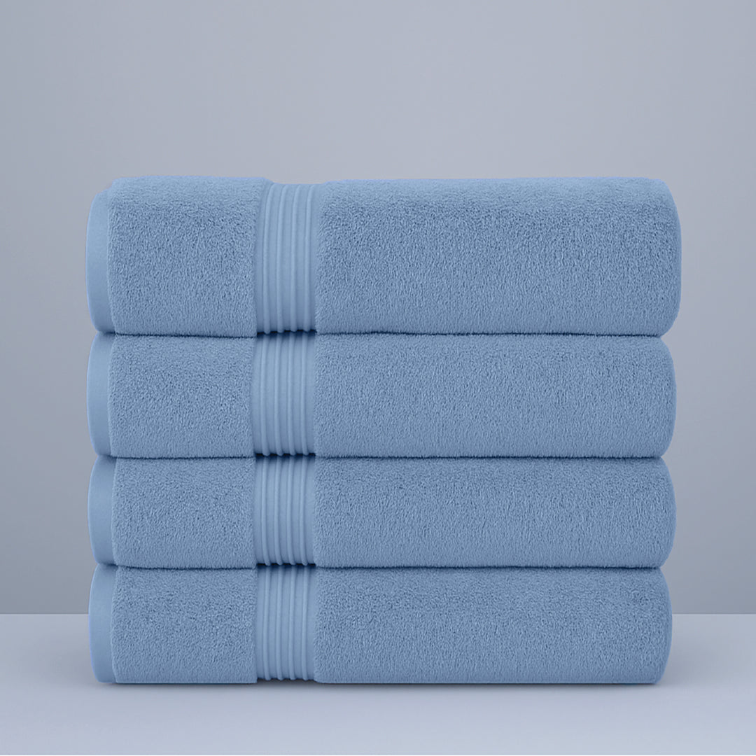 Premium Bath Towel Sets – 100% Egyptian Cotton, 550 GSM, 4 and 8-Piece Sets