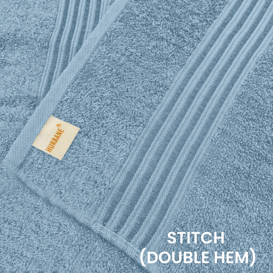 Premium Bath Towel Sets – 100% Egyptian Cotton, 550 GSM, 4 and 8-Piece Sets