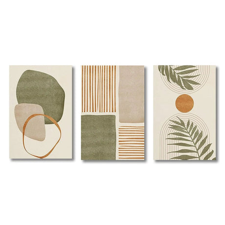 Boho Wall Art – Tropical Leaf Canvas Prints for Modern Interiors - Hurbane Home