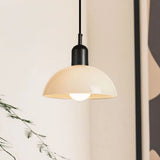 Bowl pendant light lamp body colour swatch for the white shade