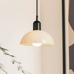 Bowl pendant light lamp body colour swatch for the white shade
