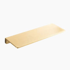 Brass Bathroom Shelf – Brushed Gold Wall - Mounted Storage Organizer - Hurbane Home