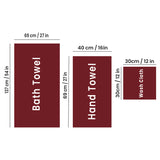 Premium Bath Towel Sets – 100% Egyptian Cotton, 550 GSM, 4 and 8-Piece Sets