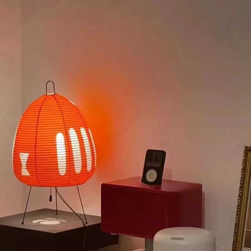 Elenorra Hikari Wabi Paper Table Lamp 10.2in Dia x 16.9in