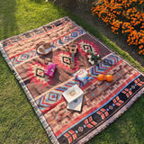 Camping Blanket - Soft Cotton Throw for Cozy Outdoor Picnics and Camping - Cotton Throw Blanket - Hurbane Home