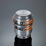 Camping Cookware Pot - Lightweight Backpacking Camp Stove for Outdoor Cooking Adventure - Backpacking Camp Stove - Hurbane Home