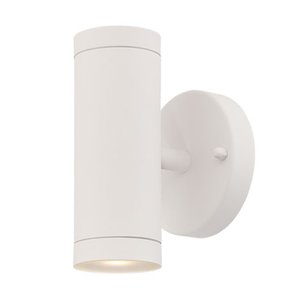 Can shape wall sconce designed for indoor and outdoor accent lighting