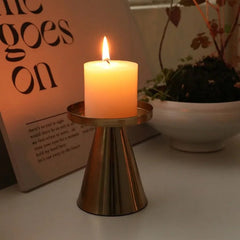 Candle Holders - Modern Metal Design for Elegant Centerpiece Display - Metal Candle Holders - Hurbane Home