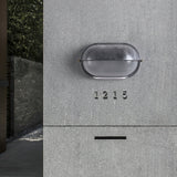 Cast aluminium bulkhead outdoor wall lamp alternative angle view 25