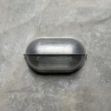 Cast aluminium bulkhead outdoor wall lamp close detail view 62