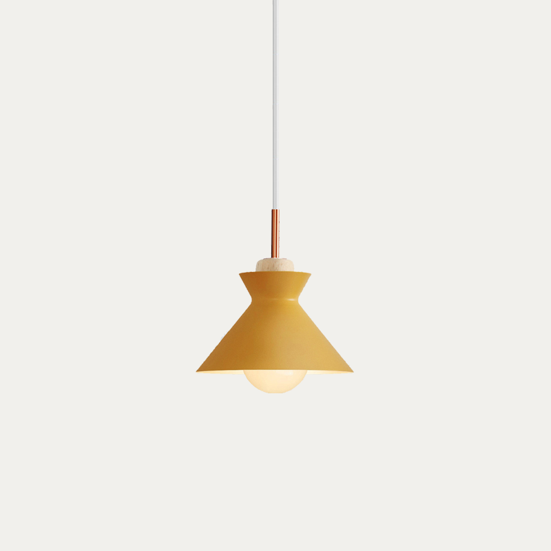 Valarie Scandinavian Wood Pendant Light Modern Fixture