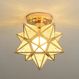 Ceiling light fixture dining room lifestyle setting